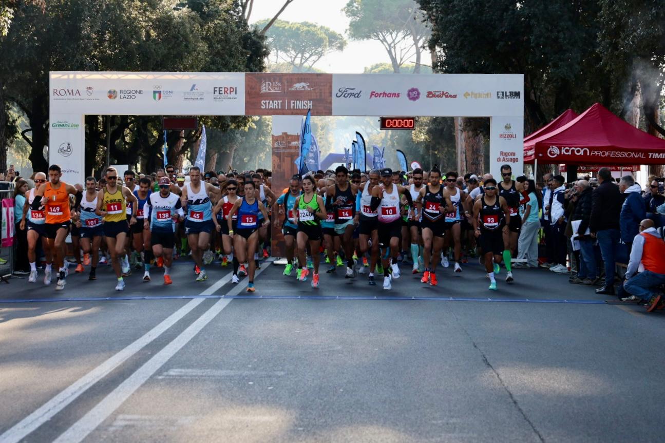 Partenza Rome15k 2025